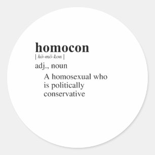 HOMOCON CLASSIC ROUND STICKER