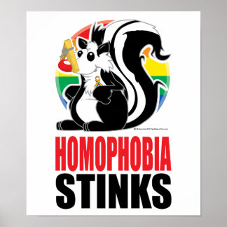 Homophobia Stinks Poster