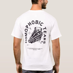 Homophobic tears Old English, LGBTQ and gay ally T-Shirt