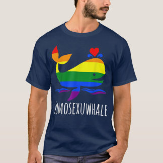 Homosewhale Have A Gay Day LGBT Pride Funny  T-Shirt