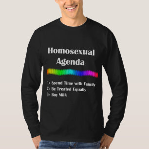 Homosexual Agenda T-Shirt