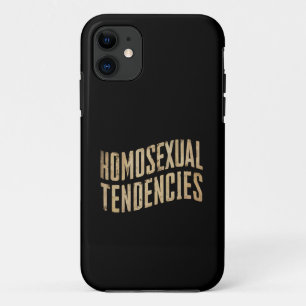 Homosexual Tendencies Gay Lesbian Pride LGBTQ Case-Mate iPhone Case