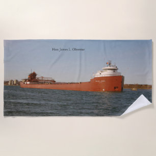 Hon James L. Oberstar beach towel