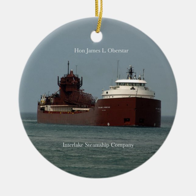 Hon James L. Oberstar ornament (Front)