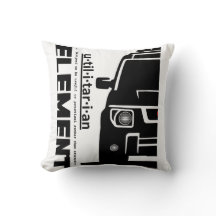 Honda Element throw pillow