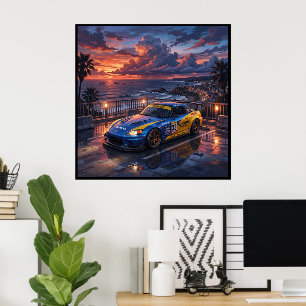 Honda S2000 Touring Car Poster