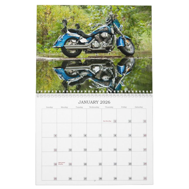 Honda VTX 2014 #1 Calendar (Jan 2026)