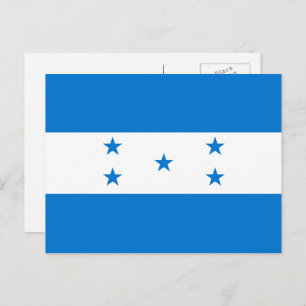 Honduran Flag, Flag of Honduras Postcard