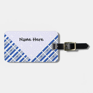 Honduras and Honduran Flag Tiled Personalised Luggage Tag