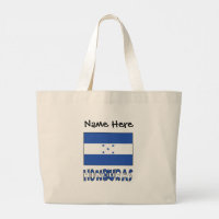 Honduras and Honduran Flag with Your Name
