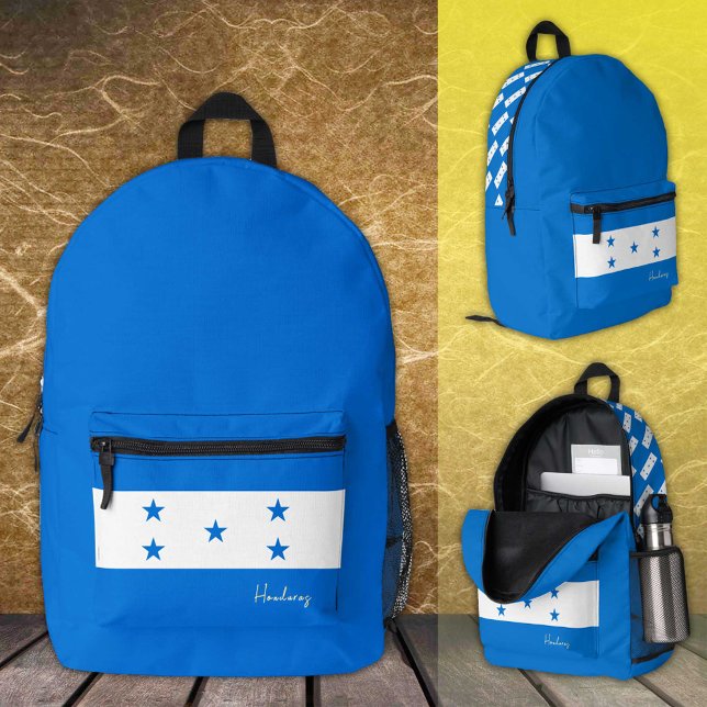 Honduras, backpack, Honduras Flag / patriotic Printed Backpack (Creator Uploaded)