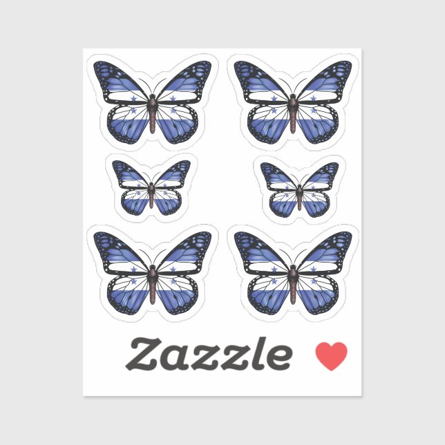 Honduras butterfly monarch flag (Sheet)