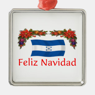 Honduras Christmas Metal Tree Decoration