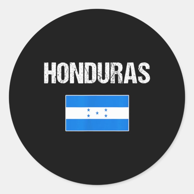 Honduras Classic Round Sticker (Front)