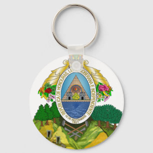 Honduras Coat of Arms Key Ring
