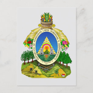 Honduras Coat of Arms Postcard
