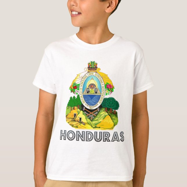 Honduras Coat of Arms T-Shirt (Front)