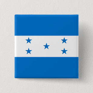 Honduras Flag 15 Cm Square Badge