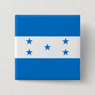 Honduras Flag 15 Cm Square Badge