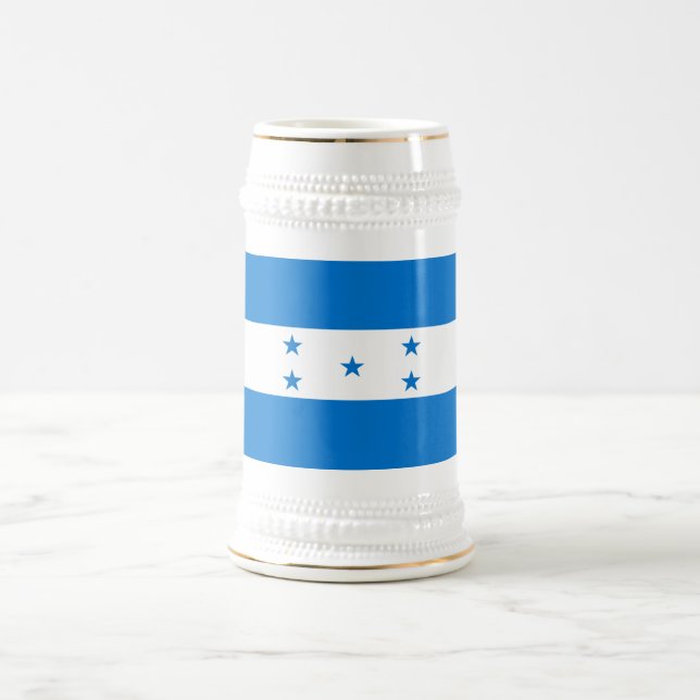 Honduras Flag Beer Stein (Center)