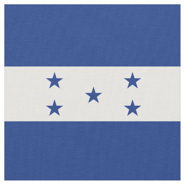 Honduras flag fabric (Close Up)