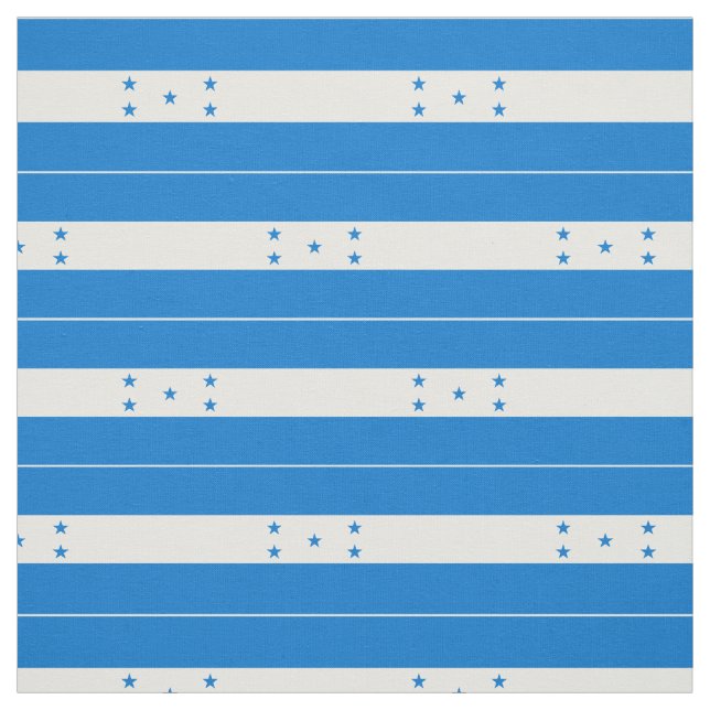 Honduras Flag Fabric (Swatch)