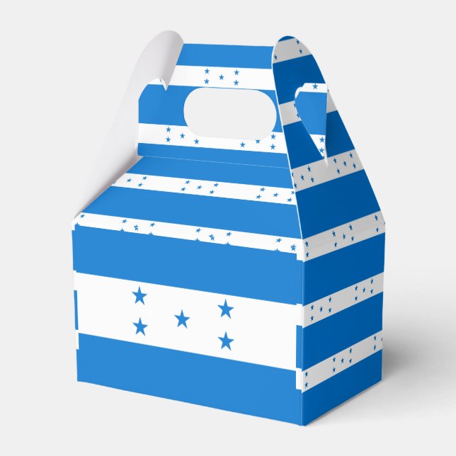Honduras Flag Favour Box (Back Side)