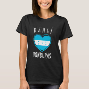 Honduras Flag Heart Danli City T-Shirt