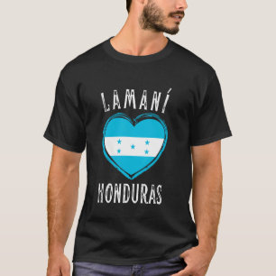 Honduras Flag Heart Lamani City T-Shirt