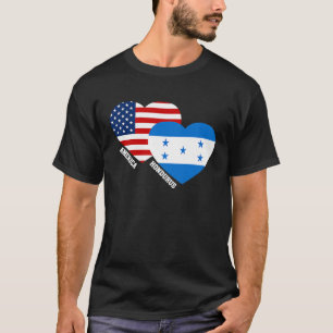 Honduras Flag Honduran American Pride Vintage T-Shirt