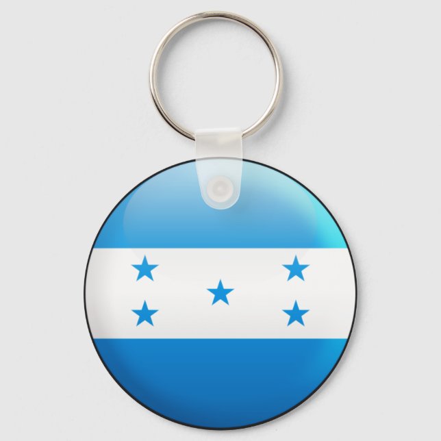 Honduras Flag Key Ring (Front)