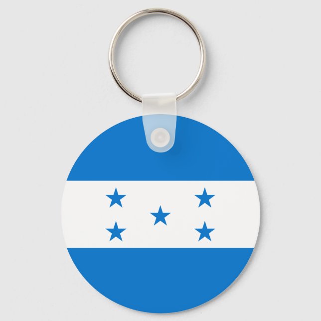 Honduras Flag Key Ring (Front)