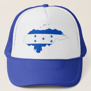 Honduras Flag Map HN Trucker Hat