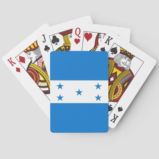 Honduras Flag Playing Cards (Back)