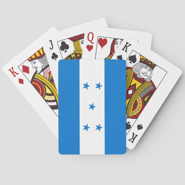 Honduras Flag Playing Cards (Back)