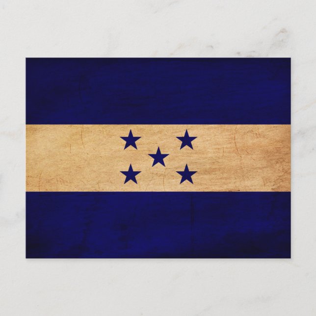Honduras Flag Postcard (Front)