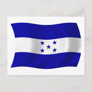 Honduras Flag Postcard