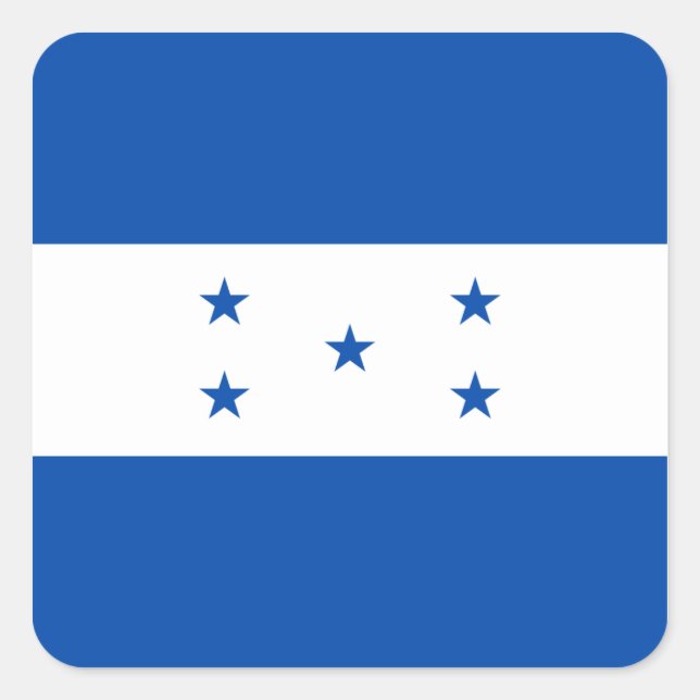 Honduras Flag Sticker (Front)