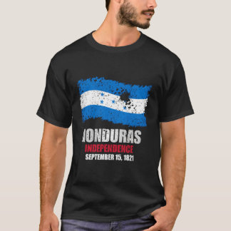 Honduras Flag T Shirt Hondurans Independence