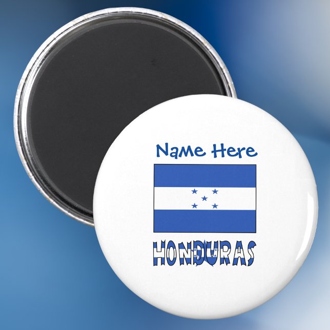 Honduras Honduran Flag Blue Personalised Magnet (Creator Uploaded)