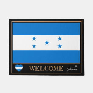 Honduras & Honduras Flag mats /sports Welcome