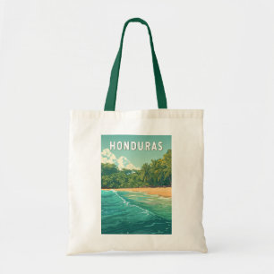 Honduras Illustration Travel Art Vintage Tote Bag