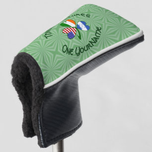 Hondúras Ireland USA Shamrock Flag Personalised Golf Head Cover