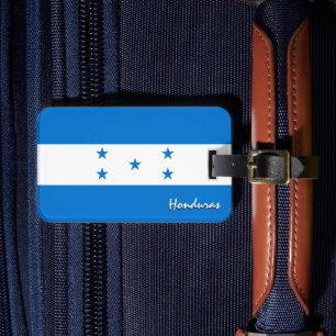 Honduras Luggage Tags, patriotic Honduras Flag Luggage Tag