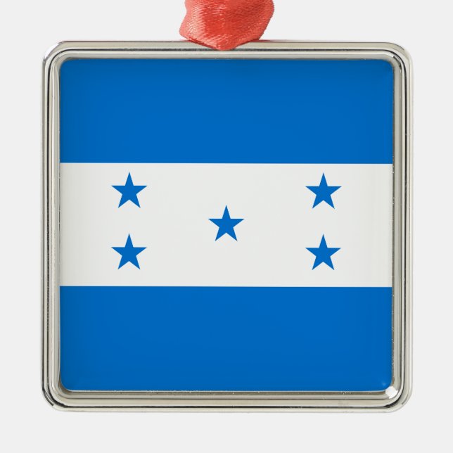 Honduras Metal Tree Decoration (Front)