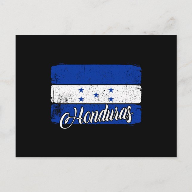Honduras National Flag Honduras Postcard (Front)