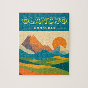  Honduras OLANCHO Retro poster Jigsaw Puzzle