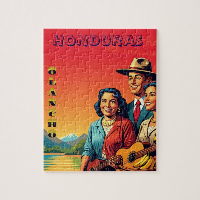  Honduras OLANCHO Retro poster Jigsaw Puzzle (Vertical)