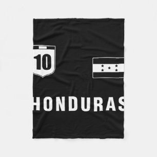 Honduras Outfit Blue Honduras Apparel Design Cloth Fleece Blanket