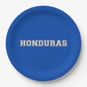 Honduras Paper Plate